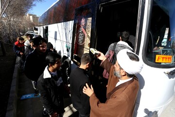 تصاویر / حرکت کاروان عظیم «منتظران ظهور» به جمکران