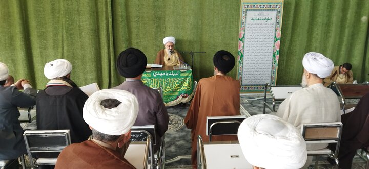 تصاویر/ اجتماع مبلغان حوزه علمیه تهران در محکومیت اغتشاشات آمریکایی صهیونسیتی