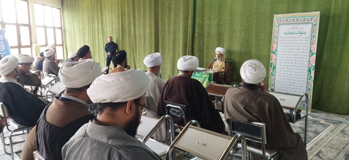 تصاویر/ اجتماع مبلغان حوزه علمیه تهران در محکومیت اغتشاشات آمریکایی صهیونسیتی