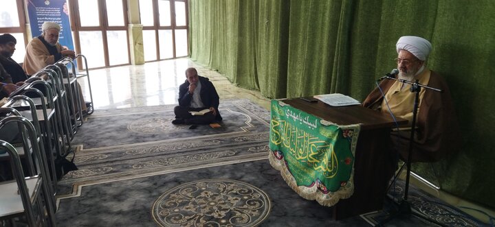 تصاویر/ اجتماع مبلغان حوزه علمیه تهران در محکومیت اغتشاشات آمریکایی صهیونسیتی