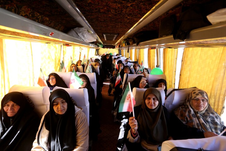 تصاویر / حرکت کاروان عظیم «منتظران ظهور» به جمکران