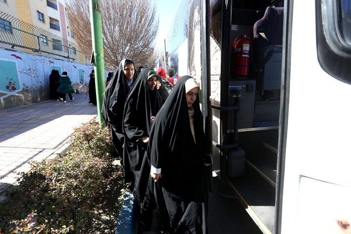 تصاویر / حرکت کاروان عظیم «منتظران ظهور» به جمکران