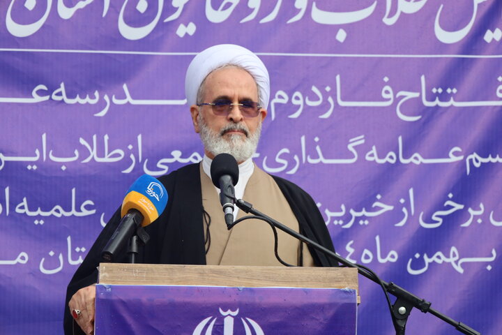 تصاویر/ همایش طلاب و روحانیون استان در شهرستان میناب