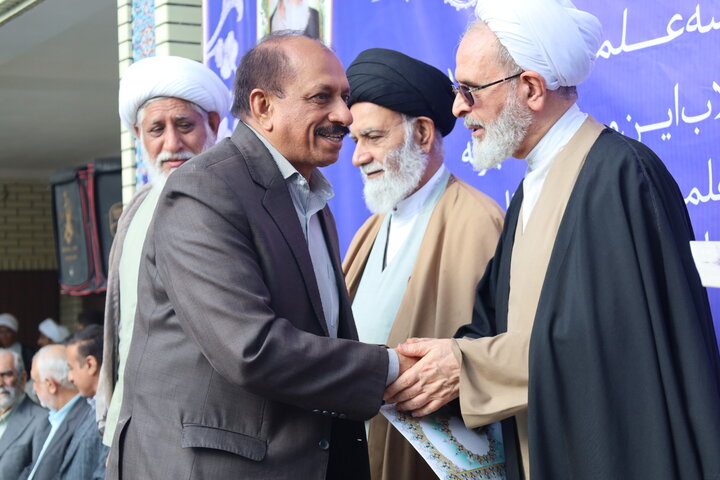 تصاویر/ همایش طلاب و روحانیون استان در شهرستان میناب