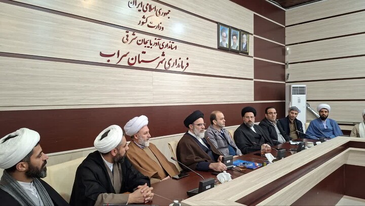 تصاویر/  تودیع و معارفه رئیس اداره تبلیغات اسلامی شهرستان سراب