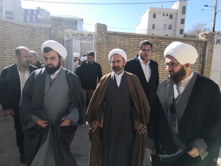 تصاویر/ بازدید شورای سیاستگذاری ائمه جمعه از مصلی شهر سرابله