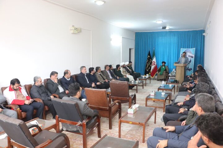 تصاویر/جلسه قرارگاه جهاد تبیین درشهرستان مهران