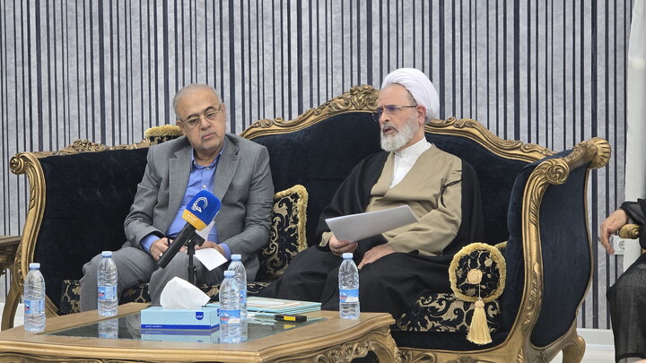 تصاویر/ جلسه جمع بندی سفر آیت الله اعرافی به هرمزگان