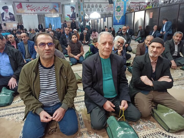 تصاویر:نماز عبادی سیاسی جمعه کاشان