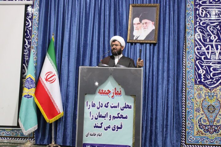 تصاویر/ آیین عبادی سیاسی نماز جمعه شهرستان دلگان