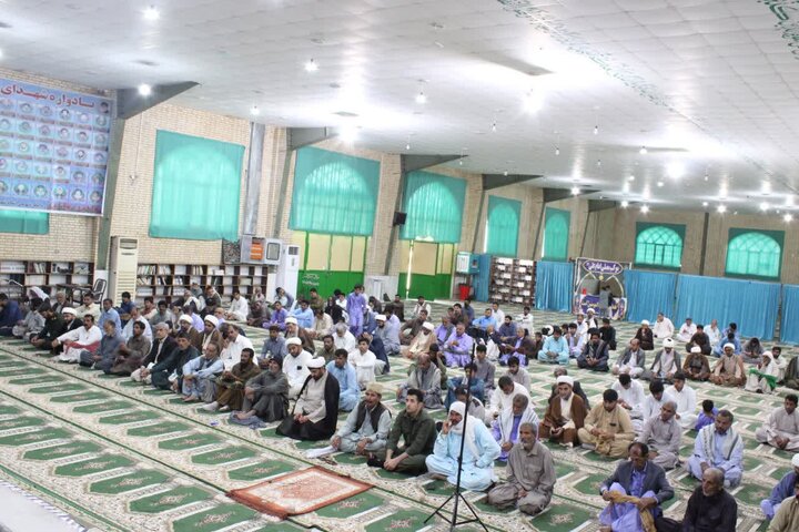 تصاویر/ آیین عبادی سیاسی نماز جمعه شهرستان دلگان