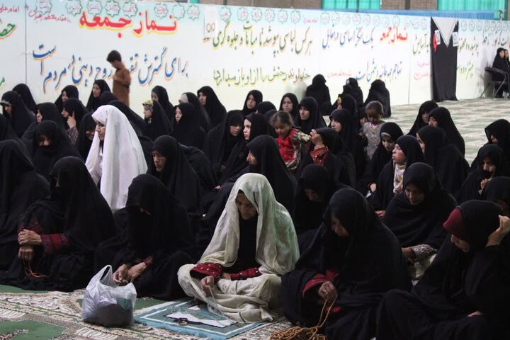 تصاویر/ آیین عبادی سیاسی نماز جمعه شهرستان دلگان