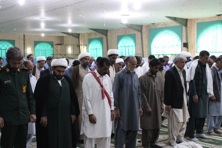 تصاویر/ آیین عبادی سیاسی نماز جمعه شهرستان دلگان