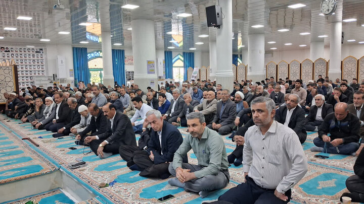 نمازجمعه جم به روایت تصاویر