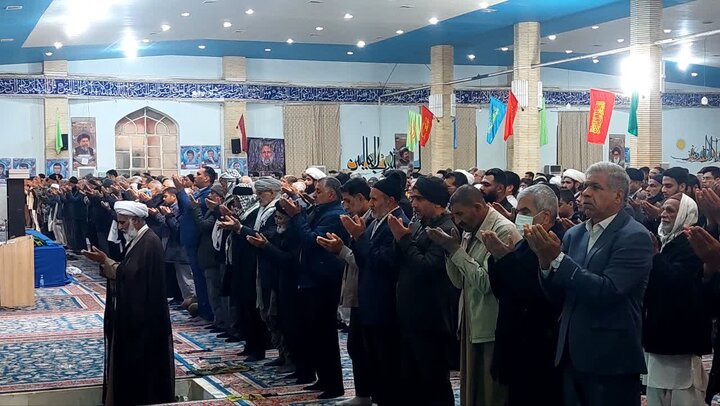 تصاویر/ آیین عبادی سیاسی نماز جمعه زابل