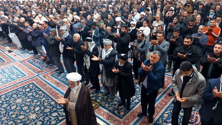 تصاویر/ آیین عبادی سیاسی نماز جمعه زابل