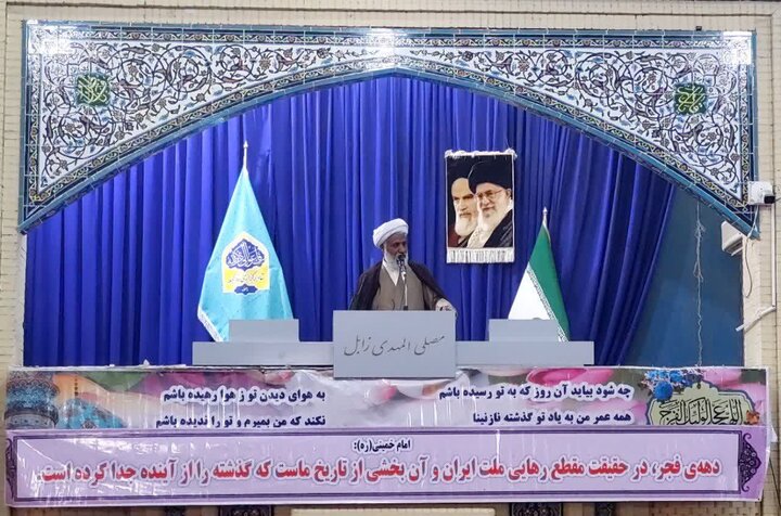 تصاویر/ آیین عبادی سیاسی نماز جمعه زابل