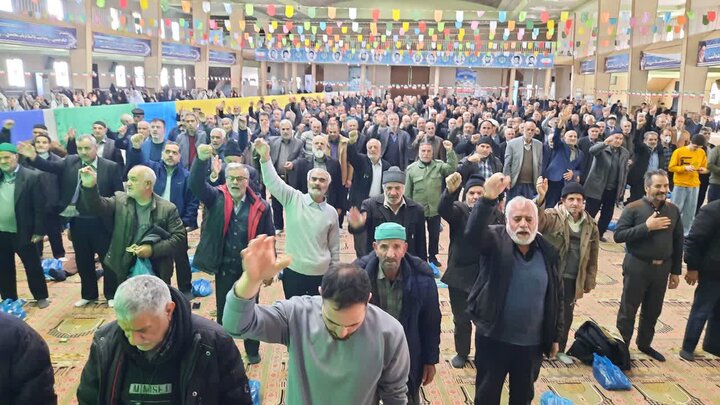 تصاویر/اقامه نماز جمعه در شهرستان خمین