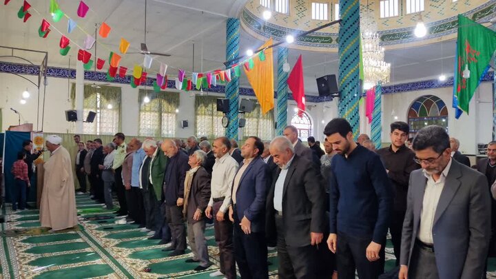 تصاویر/ اقامه نمازجمعه شهر بهرمان