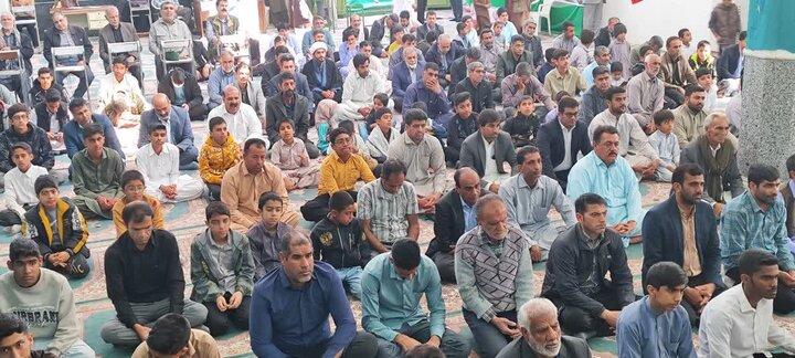 تصاویر/ اقامه نمازجمعه شهر ریگان