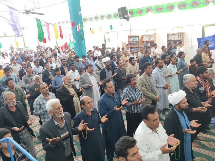 تصاویر/ اقامه نمازجمعه شهر ریگان