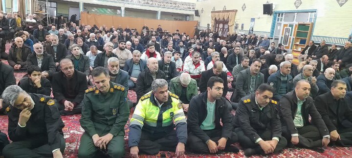 تصاویر/ اقامه نماز جمعه در شهرستان اسکو