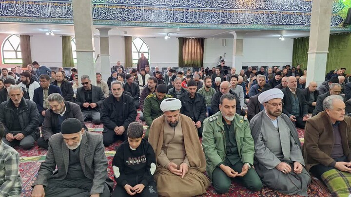 تصاویر/ اقامه نماز جمعه در شهرستان ترکمنچای