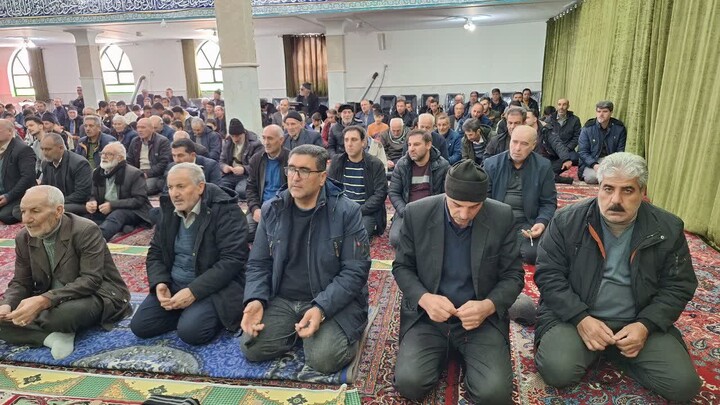 تصاویر/ اقامه نماز جمعه در شهرستان ترکمنچای