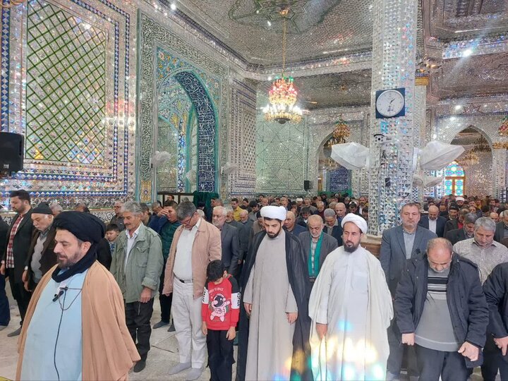 تصاویر/ نمازعبادی سیاسی جمعه راوند