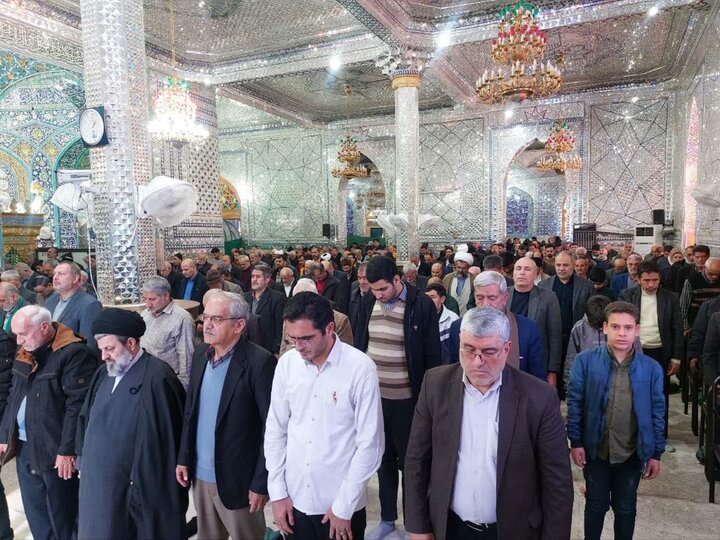 تصاویر/ نمازعبادی سیاسی جمعه راوند