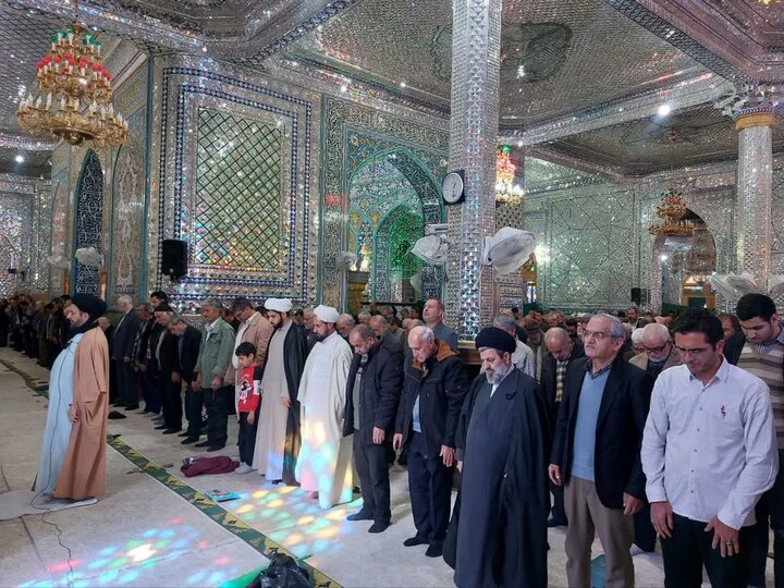 تصاویر/ نمازعبادی سیاسی جمعه راوند