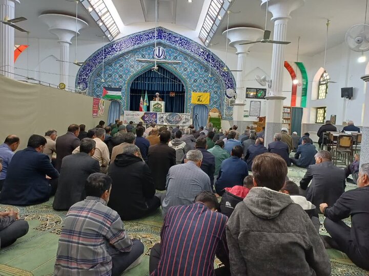 تصاویر/ اقامه نمازجمعه امین‌شهر