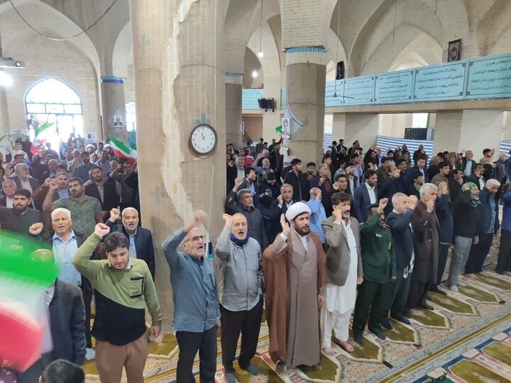 تصاویر/ اقامه نمازجمعه شهر کهنوج