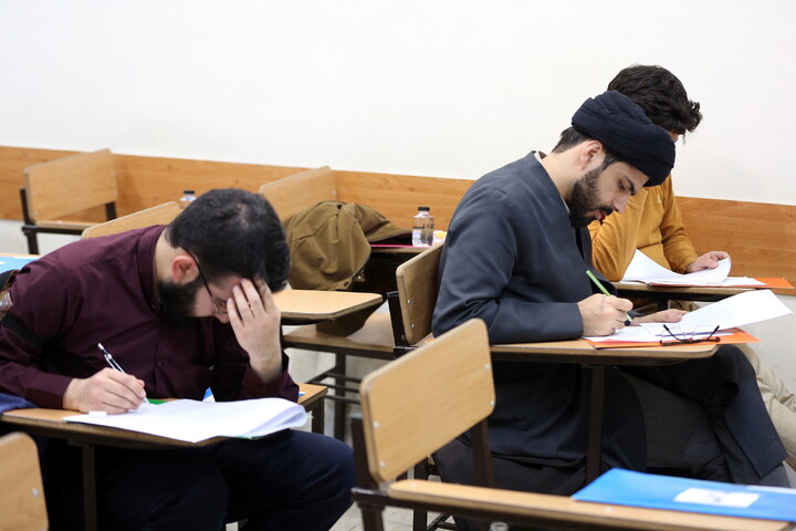 تصاویر/ آزمون مرحله کشوری مسابقات علمی (المپیاد) طلاب