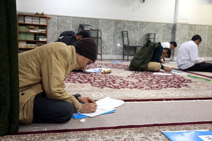 تصاویر/ آزمون مرحله کشوری مسابقات علمی (المپیاد) طلاب