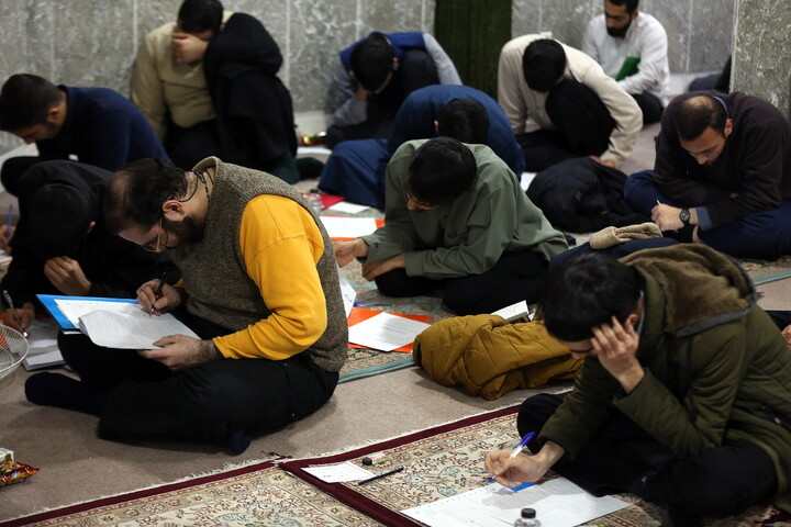 تصاویر/ آزمون مرحله کشوری مسابقات علمی (المپیاد) طلاب