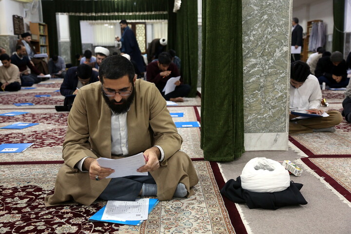 تصاویر/ آزمون مرحله کشوری مسابقات علمی (المپیاد) طلاب