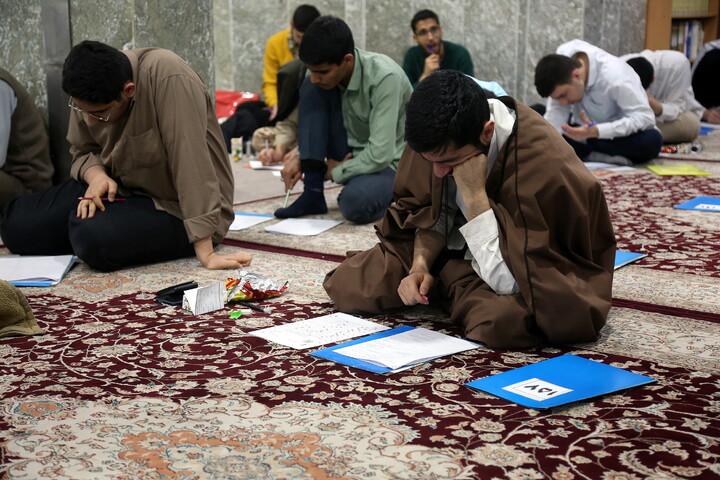 تصاویر/ آزمون مرحله کشوری مسابقات علمی (المپیاد) طلاب