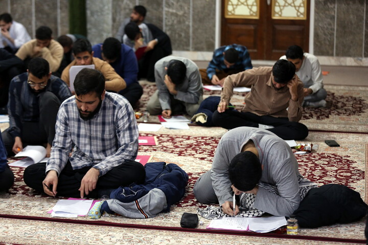 تصاویر/ آزمون مرحله کشوری مسابقات علمی (المپیاد) طلاب