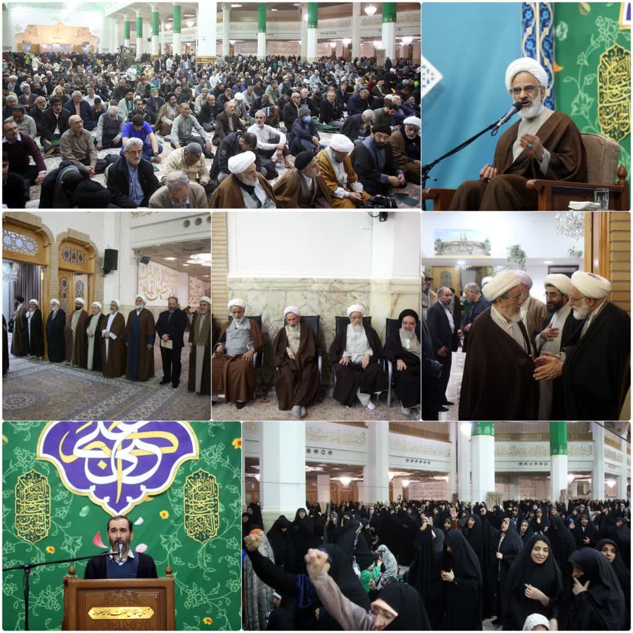 فیلم | گرامیداشت شهدای اغتشاشات اخیر در حرم بانوی کرامت