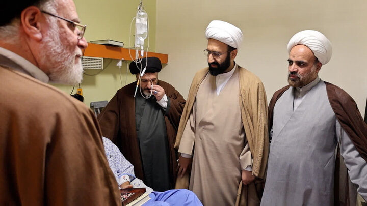 تصاویر/ عیادت مجروحین اغتشاشات اخیر توسط نمایندگان آیت الله اعرافی