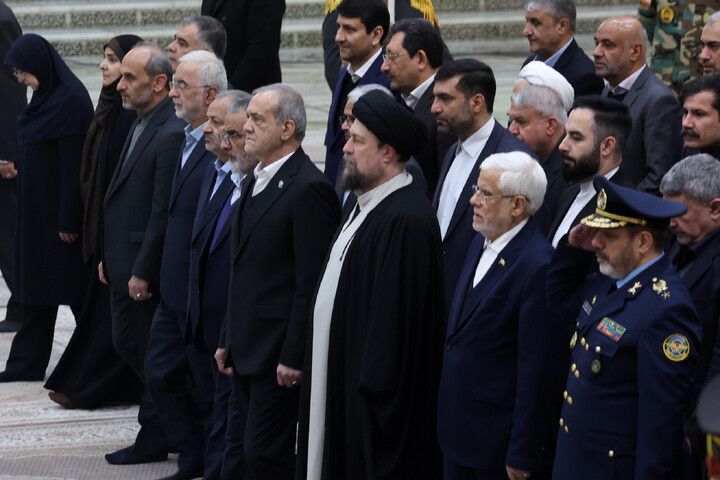 تصاویر/ تجدید میثاق هیئت دولت با آرمان‌های امام راحل و شهدای انقلاب اسلامی