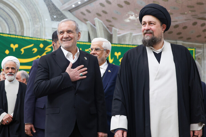 تصاویر/ تجدید میثاق هیئت دولت با آرمان‌های امام راحل و شهدای انقلاب اسلامی