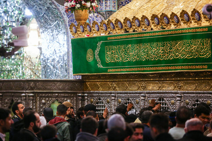 حال و هوای حرم بانوی کرامت در شب میلاد حضرت علی اکبر(ع)