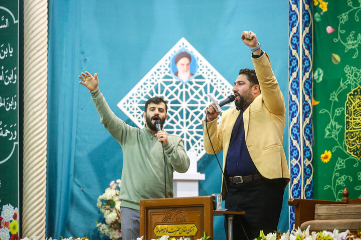 حال و هوای حرم بانوی کرامت در شب میلاد حضرت علی اکبر(ع)