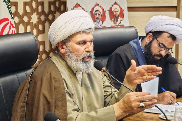 تصاویر/ نشست مسئول قرارگاه جنگ ترکیبی بلاغ مبین با فرماندهان پایگاه بسیج مدارس حوزه علمیه