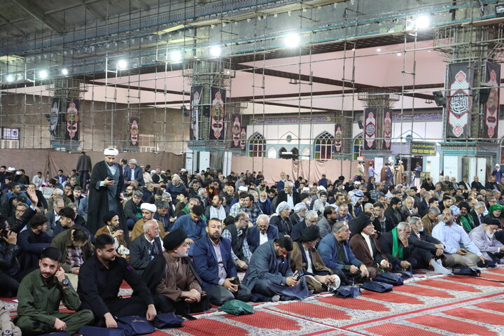 تجمع نیروهای مردمی واکنش سریع محله محور تحت اشراف نماینده ولی فقیه در خوزستان