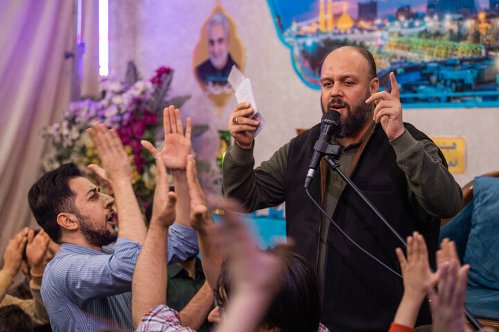 تصاویر/ برگزاری مراسم میلاد حضرت علی‌اکـبر(ع) در هیئت ضد صهیونیستی انصار ولایت دارالعباده یزد