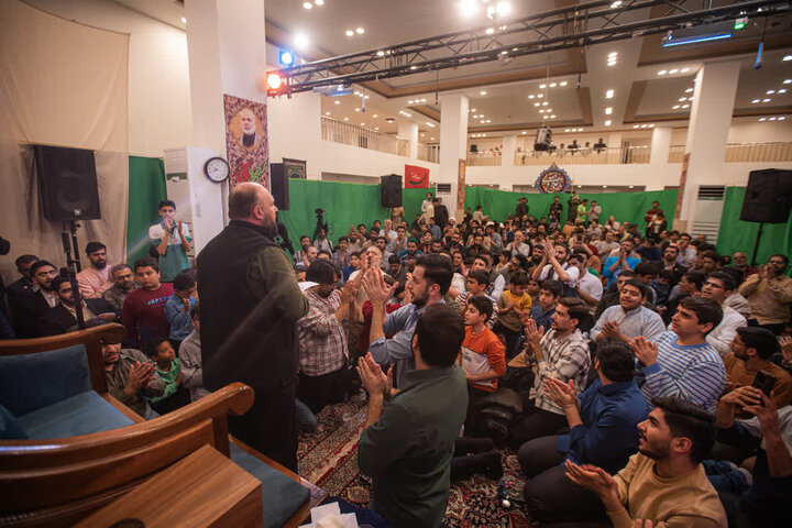 تصاویر/ برگزاری مراسم میلاد حضرت علی‌اکـبر(ع) در هیئت ضد صهیونیستی انصار ولایت دارالعباده یزد