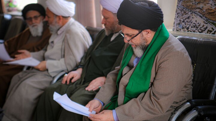 تصاویر/دیدار و گفت‌وگوی اعضای شورای هماهنگی نهادهای حوزوی همدان